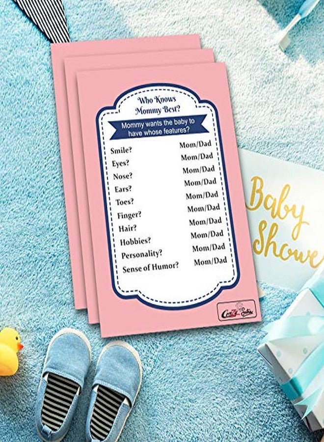 Crazy Sutra Playzo by Crazy Sutra Baby Shower Game Pack | Fun & Interactive Party Games for Mom & Dad Shower Celebrations | 50 Sheets | Premium 100 GSM Paper | Multicolor - Image 3